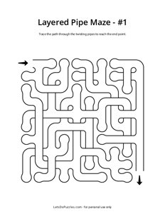 Layered Pipe Maze - 1