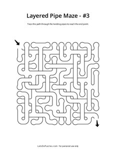 Layered Pipe Maze - 3
