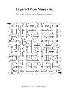 Layered Pipe Maze - 6