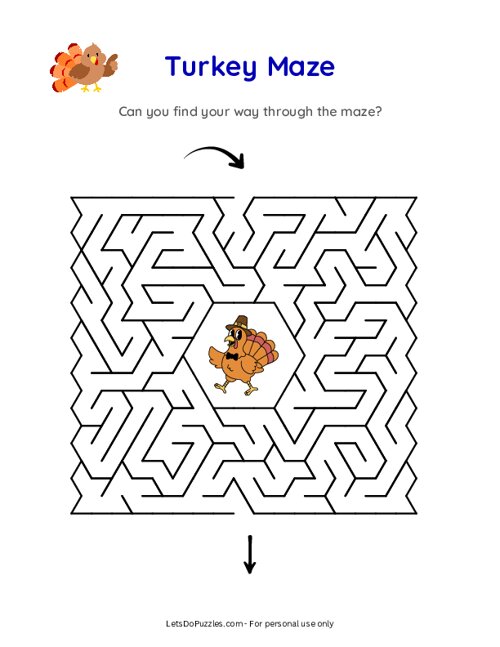 Turkey Maze