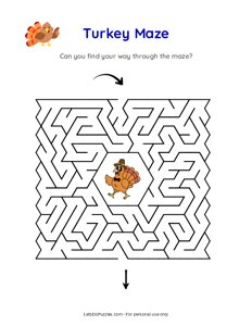 Turkey Maze