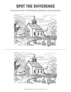 Thanksgiving - Spot the Difference