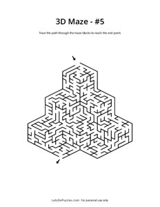 3D Cube Maze - 5
