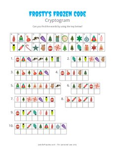 Frostys Frozen Code Cryptogram