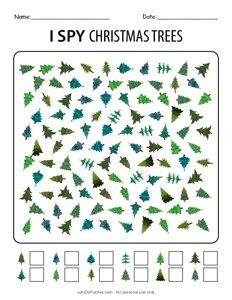I Spy Christmas Trees
