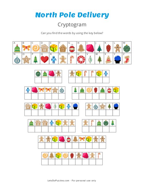 North Pole Delivery Cryptogram