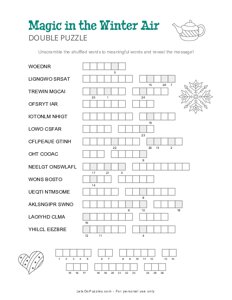Magic in the Winter Air Double Puzzle