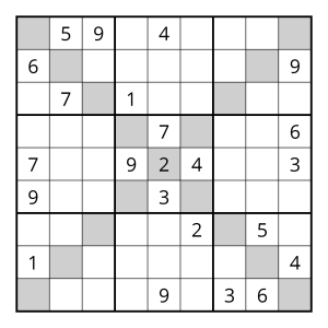 sudoku x puzzle