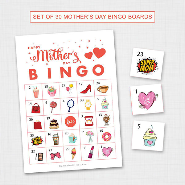 Mother's Day Bingo Game